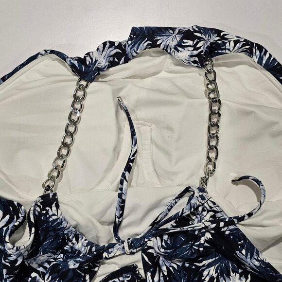 Michael Kors  Blouson High-Neck Tankini Top - Picture 7 of 9